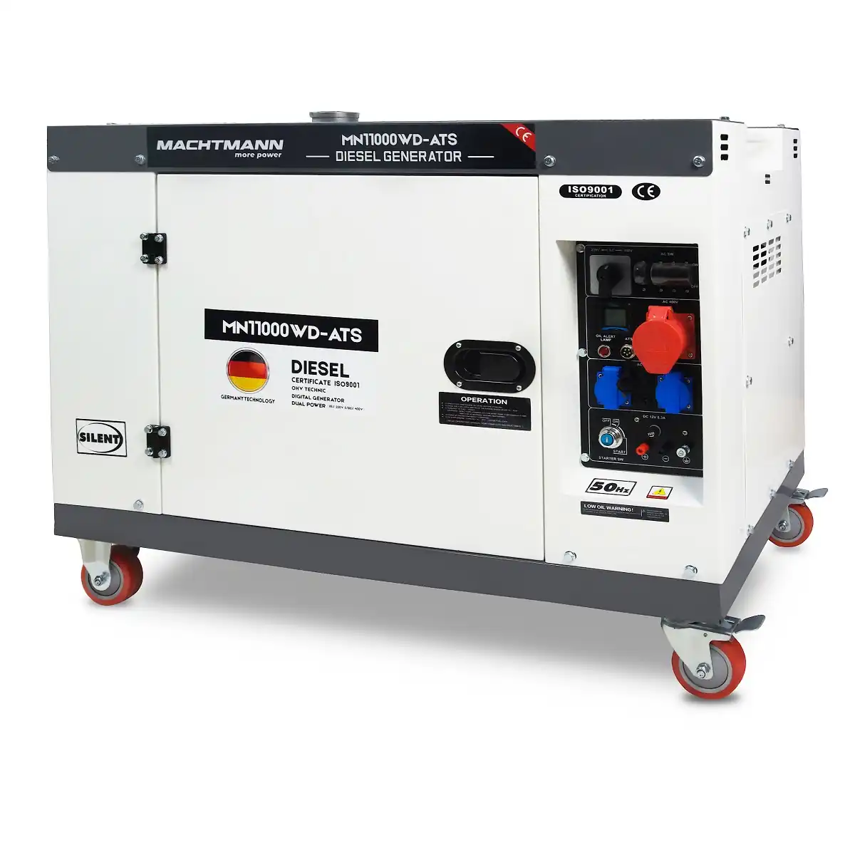 Agregat prądotwórczy diesel Machtmann 9500W ATS 400V